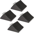 Wheel Chocks for Cars RVs Trucks Trailers - 4 Pack Heavy Duty