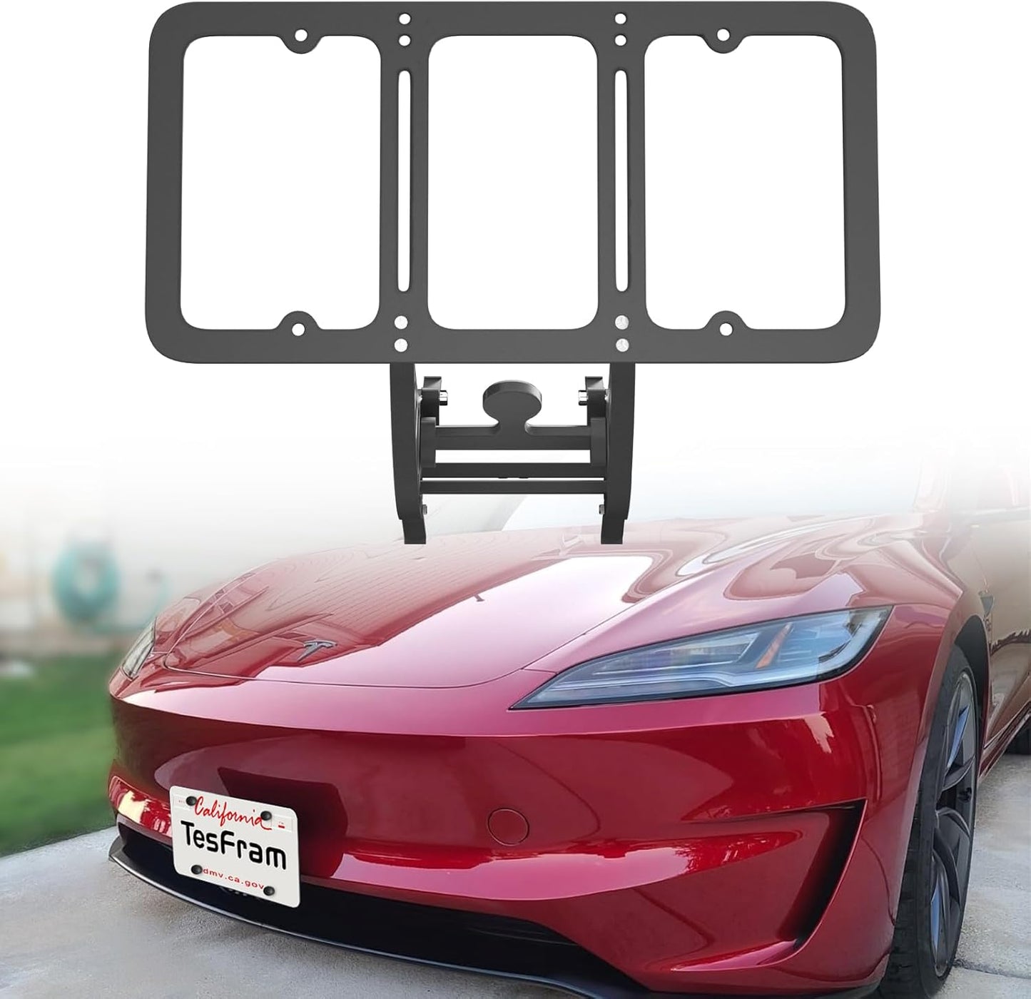 Performance Model 3 Highland Front License Plate Holder - No Drill