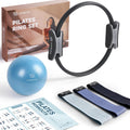 LIONSCOOL Pilates Ring Set for Home Fitness and Strength Training