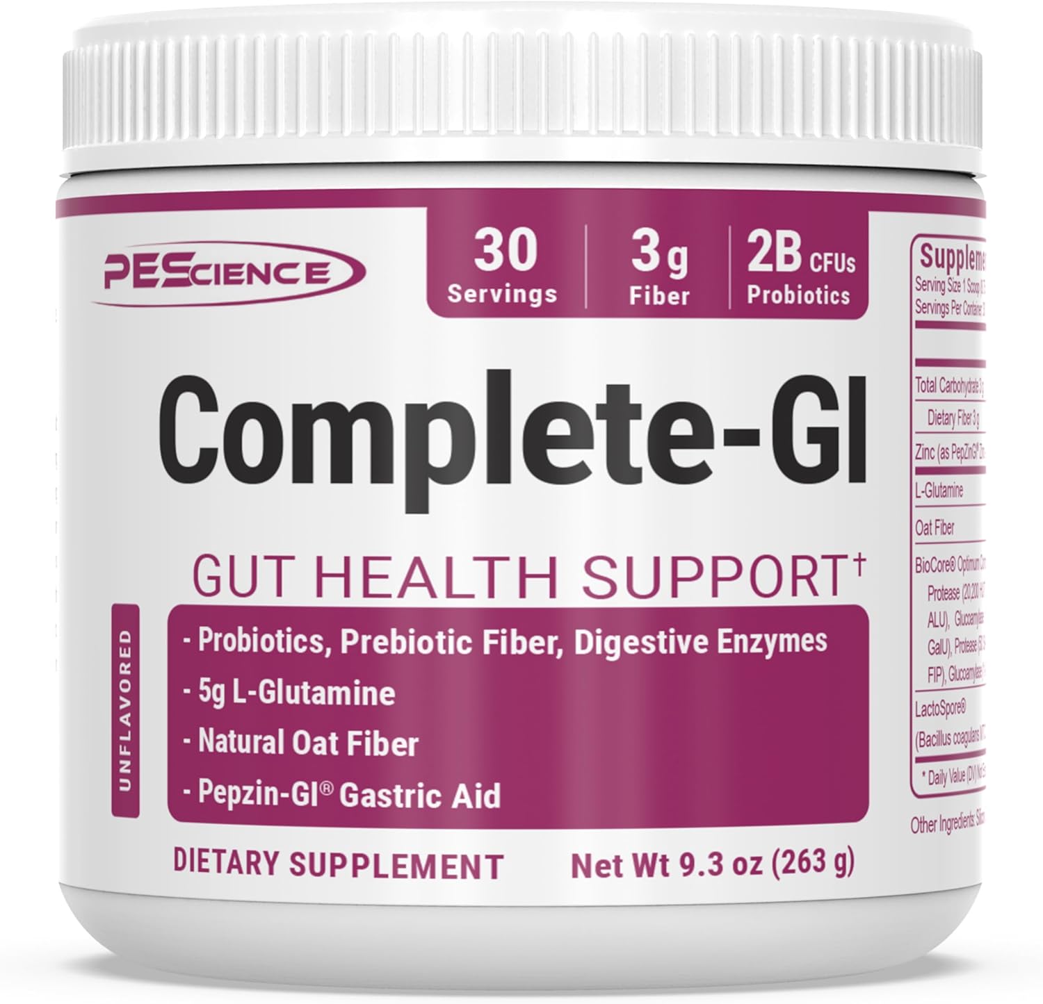 PEScience Complete-GI Gut Health Powder for Optimal Digestion