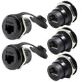 PENGLIN Waterproof RJ45 Panel Mount Connector - Shielded Ethernet