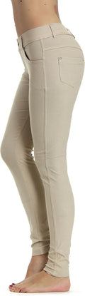 Women's Jean Look Jeggings Tights Slimming Capri Pants