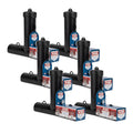 Top Loader Black Plastic Rodent Bait Station - Tamper-Resistant Design