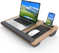 Ergonomic Laptop Lap Desk for Bed with Cushion and Mouse Pad