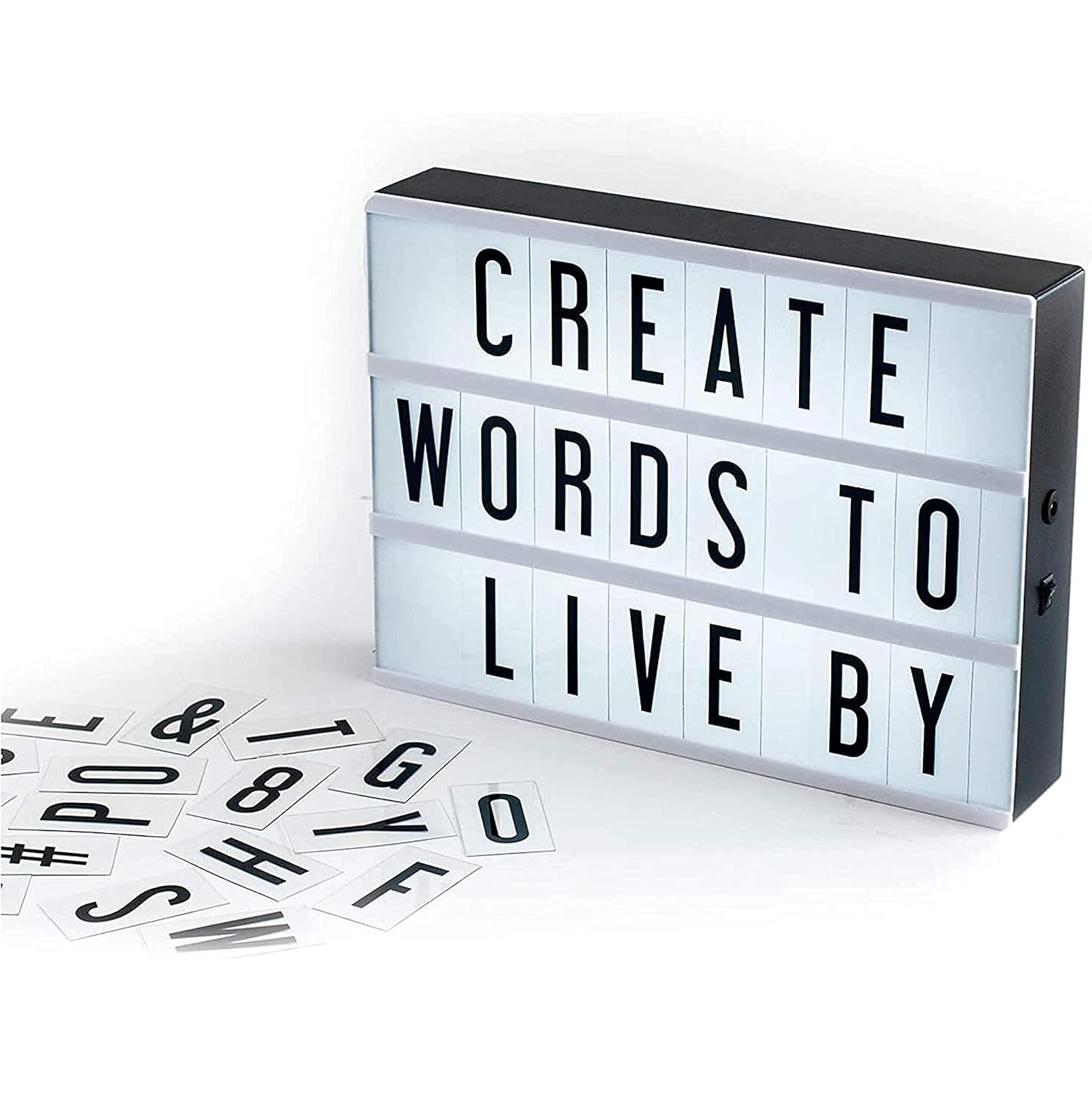 My Cinema Lightbox - Personalised LED Message Board for Home