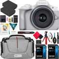 Canon EOS R50 Mirrorless Camera White Bundle - 4K Vlogging Kit