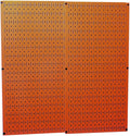 Wall Control 30-P-3232OR Orange Metal Pegboard Pack - Heavy Duty