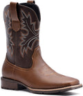 Lumeheel Cowboy Boots for Men - Classic Embroidered Western Slip On