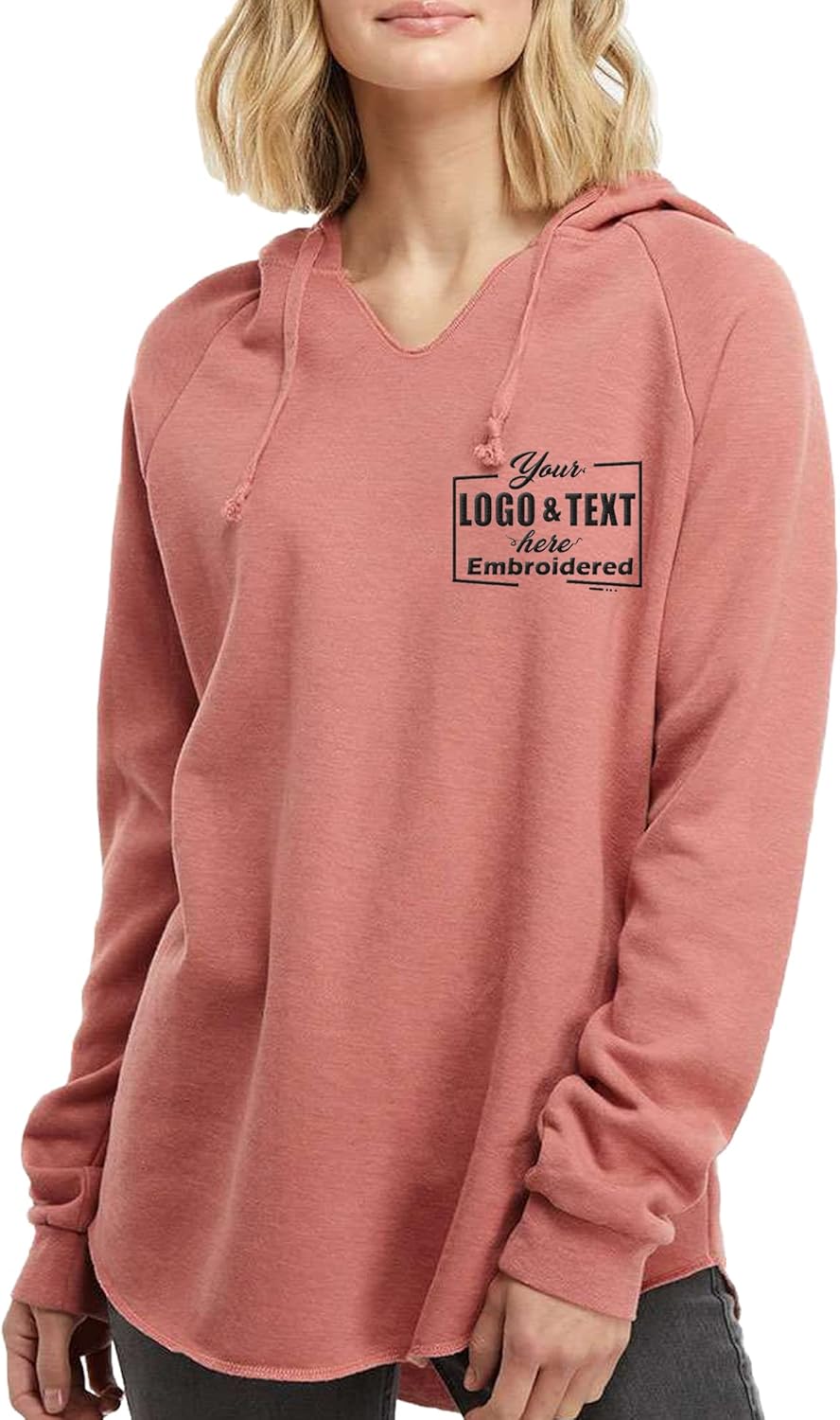 Personalized Embroidered Hoodie for Women by TEEAMORE