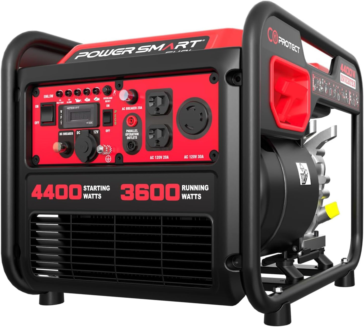 4400-Watt Portable Inverter Generator for Home and Camping