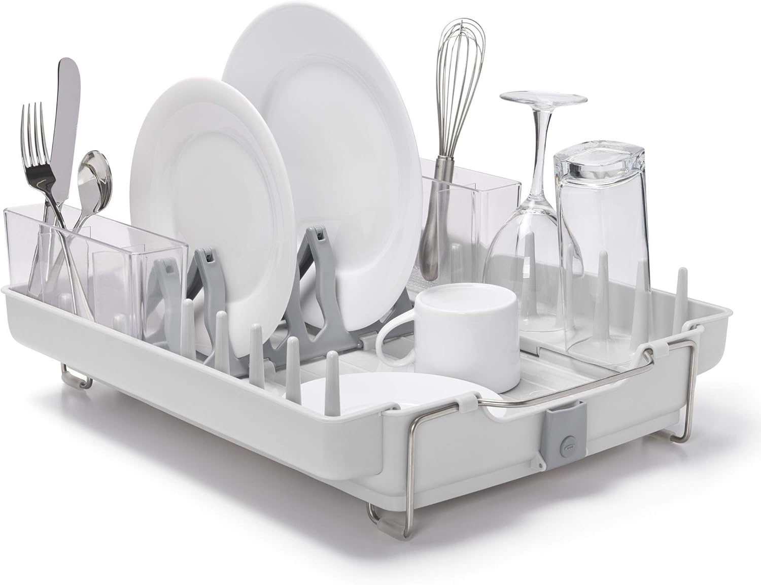 OXO Good Grips Foldaway Dish Rack for Efficient Kitchen Drying