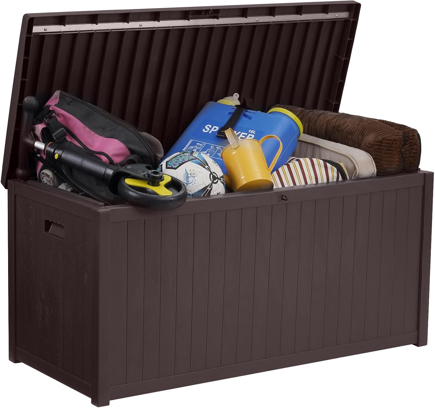 120 Gallon Outdoor Storage Box for Cushions and Tools