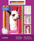 Llama Mosaic Sticker Art Kit for Kids and Adults - Large 40 x 36