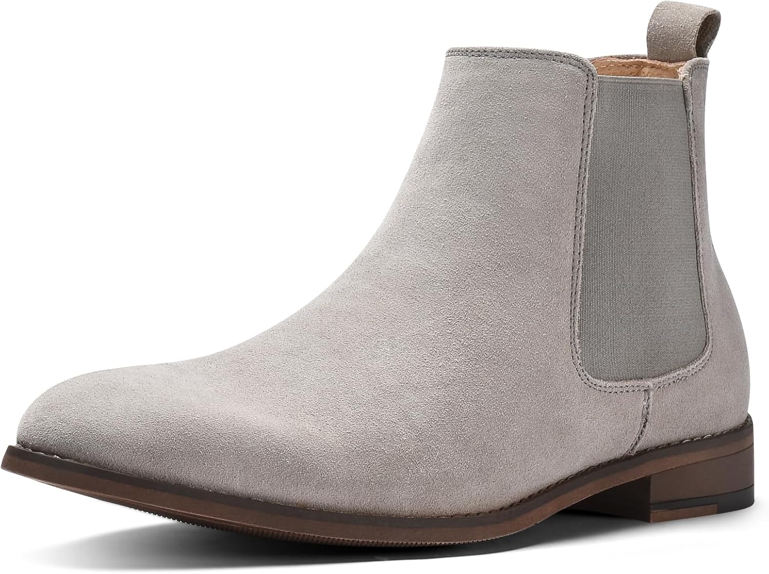 CGRRBW Men's Chelsea Boots Suede Leather Casual Footwear