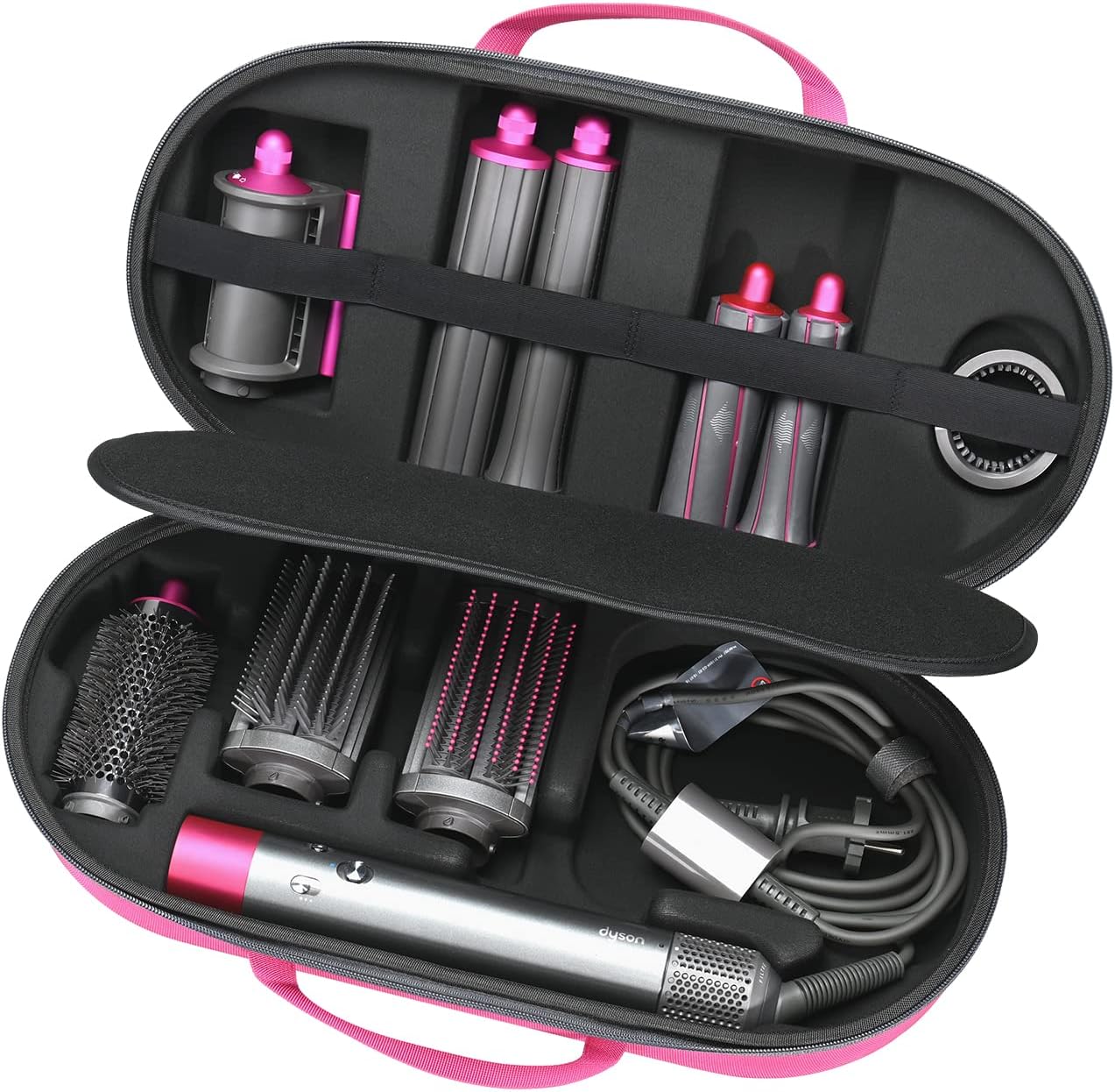 Protective Pink Hair Styler Case - Fits 4 Barrels - RLSOCO