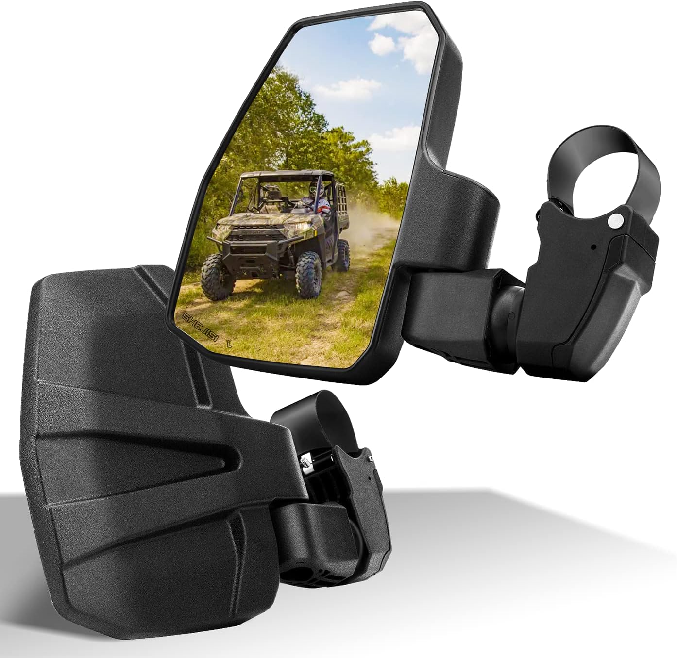 UTV Side Mirrors with Automatic Reset for Enhanced Safety