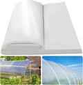12x50 Ft Clear Greenhouse Film Plastic Sheeting - Durable 6 mil Cover