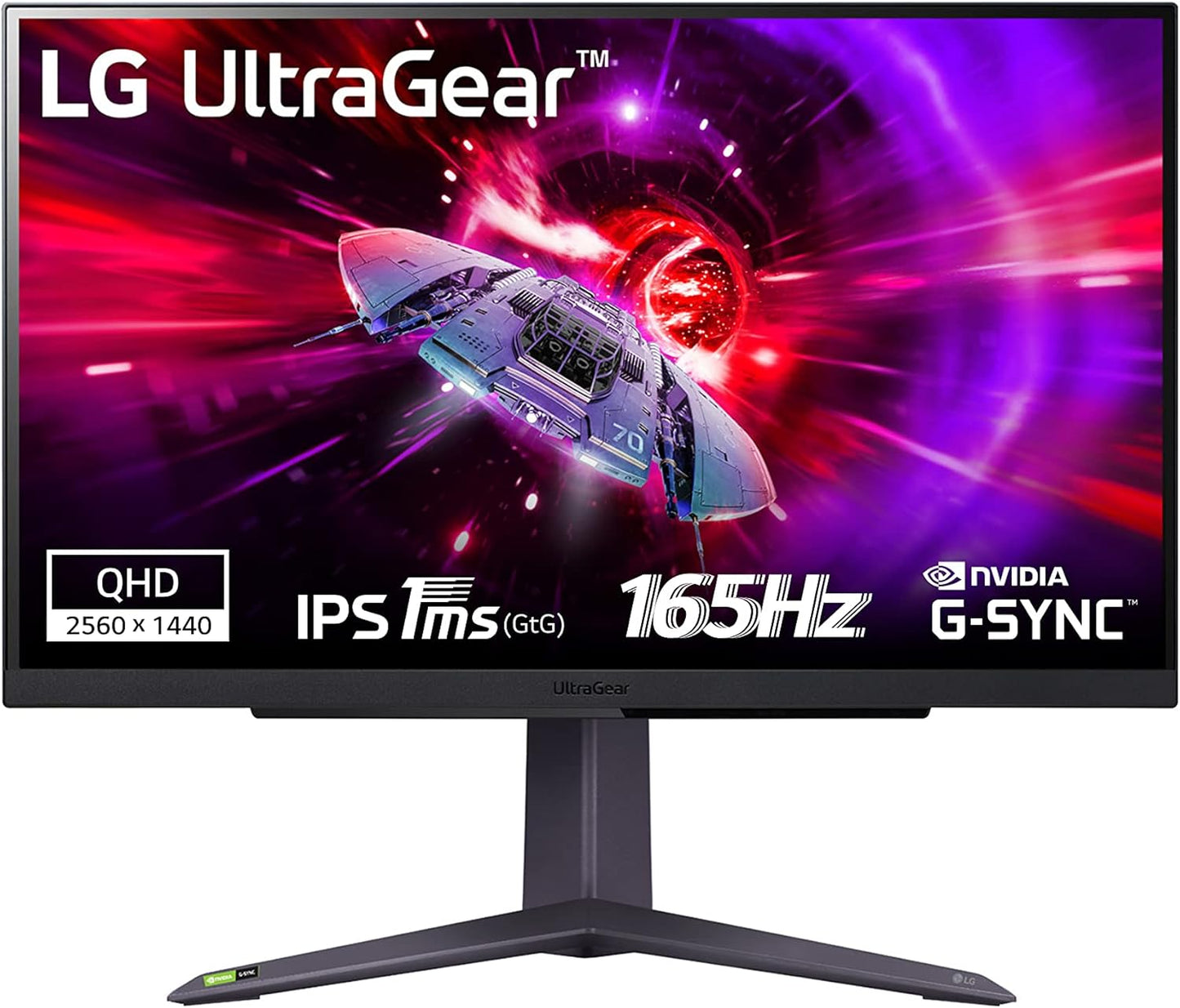 LG Ultragear Gaming Monitor - WQHD 1440p, 165Hz Refresh Rate