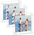 Clear Magnetic Picture Frame 55 in 3Pack - Scalloped Dual-Sided