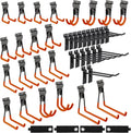 Slatwall Hooks & Hangers 36 Pc Assortment - Heavy Duty Garage