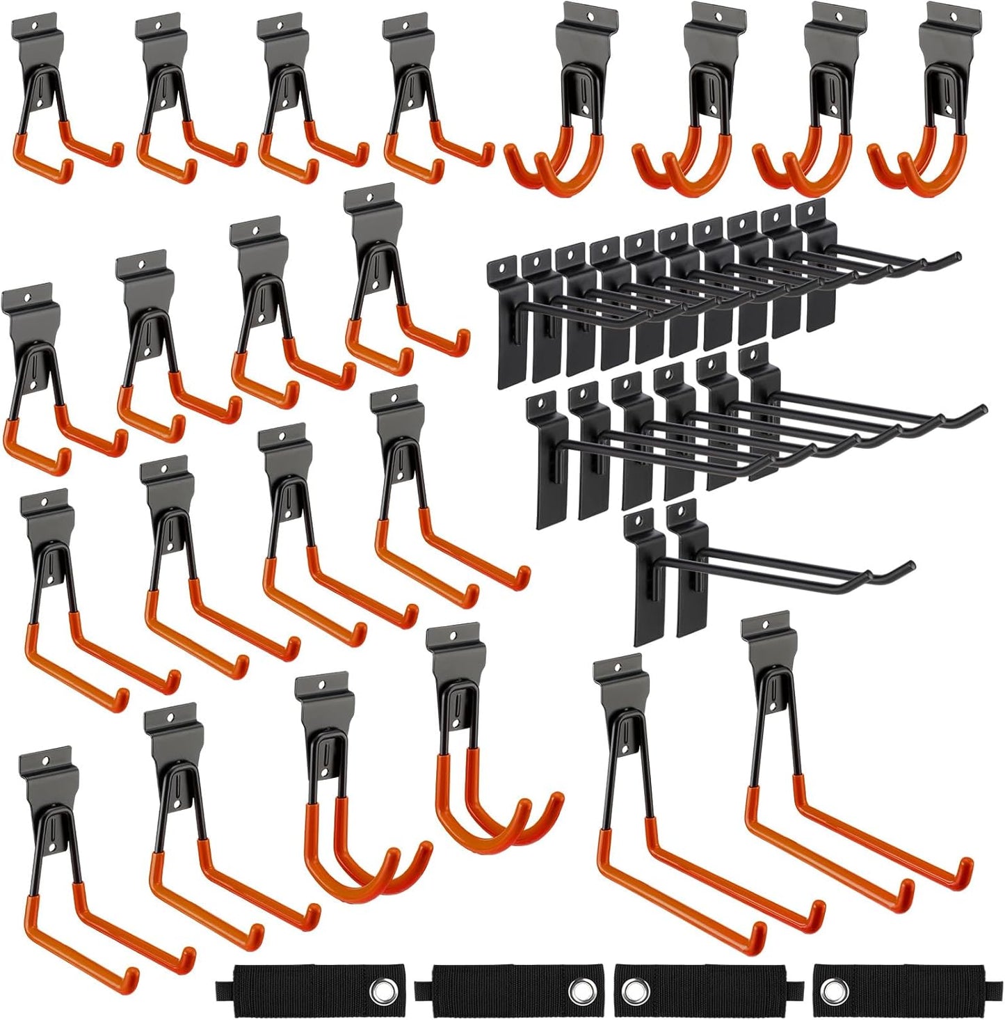 Landhoow Slatwall Hooks & Hangers Set for Garage Organization