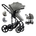 2 in 1 Baby Stroller Convertible Newborn to 36 Months - One Click Fold
