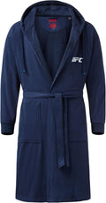 Mens Hooded Bathrobe with Pockets - Soft Cotton Comfort