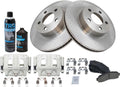 Front Brake Pad and Rotor Set by TRQ for Explorer and Ranger