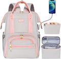 Kaome Lunch Backpack 15.6 in Laptop Backpack for Women - 3in1 Work