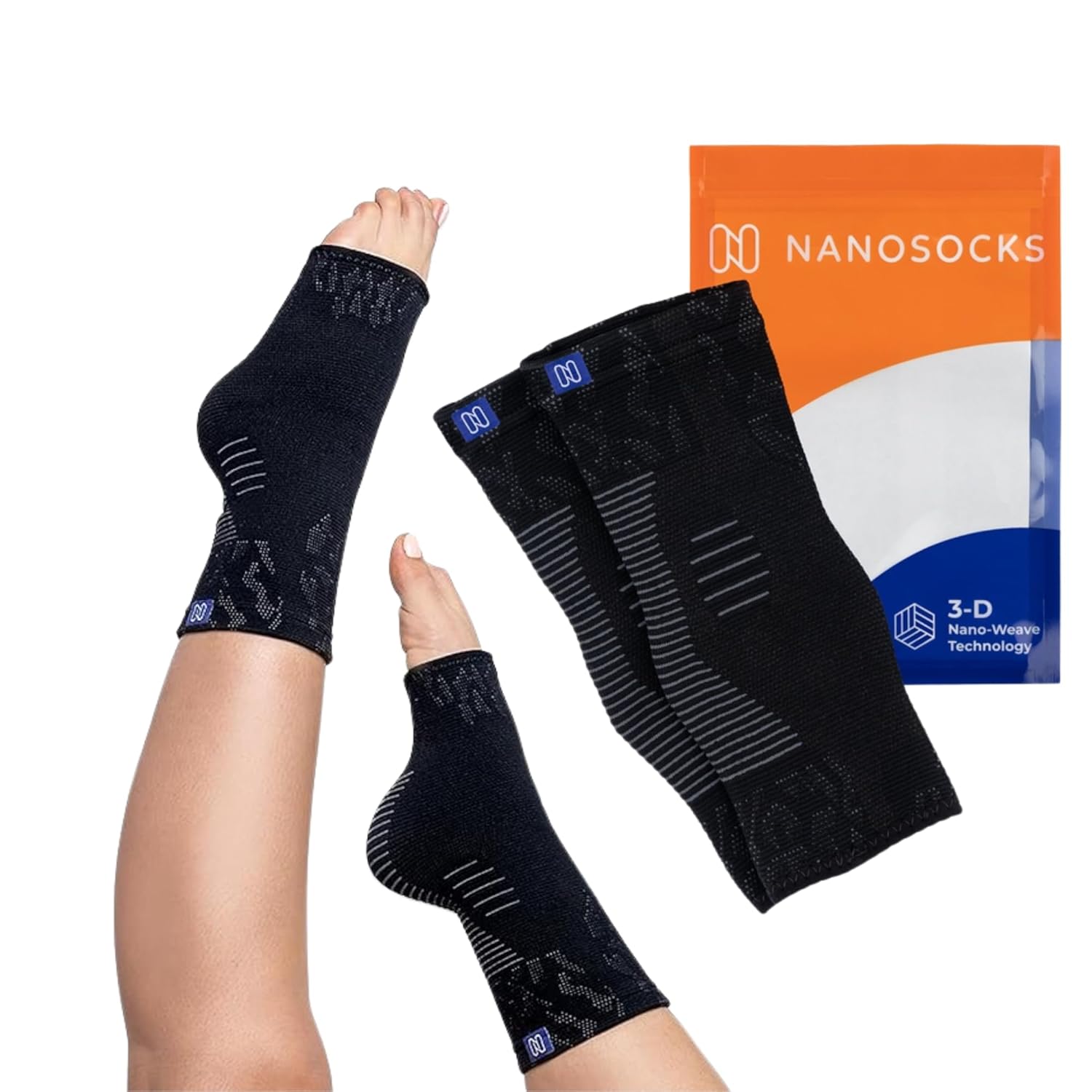 NanoSocks Compression Socks for Neuropathy & Plantar Fasciitis