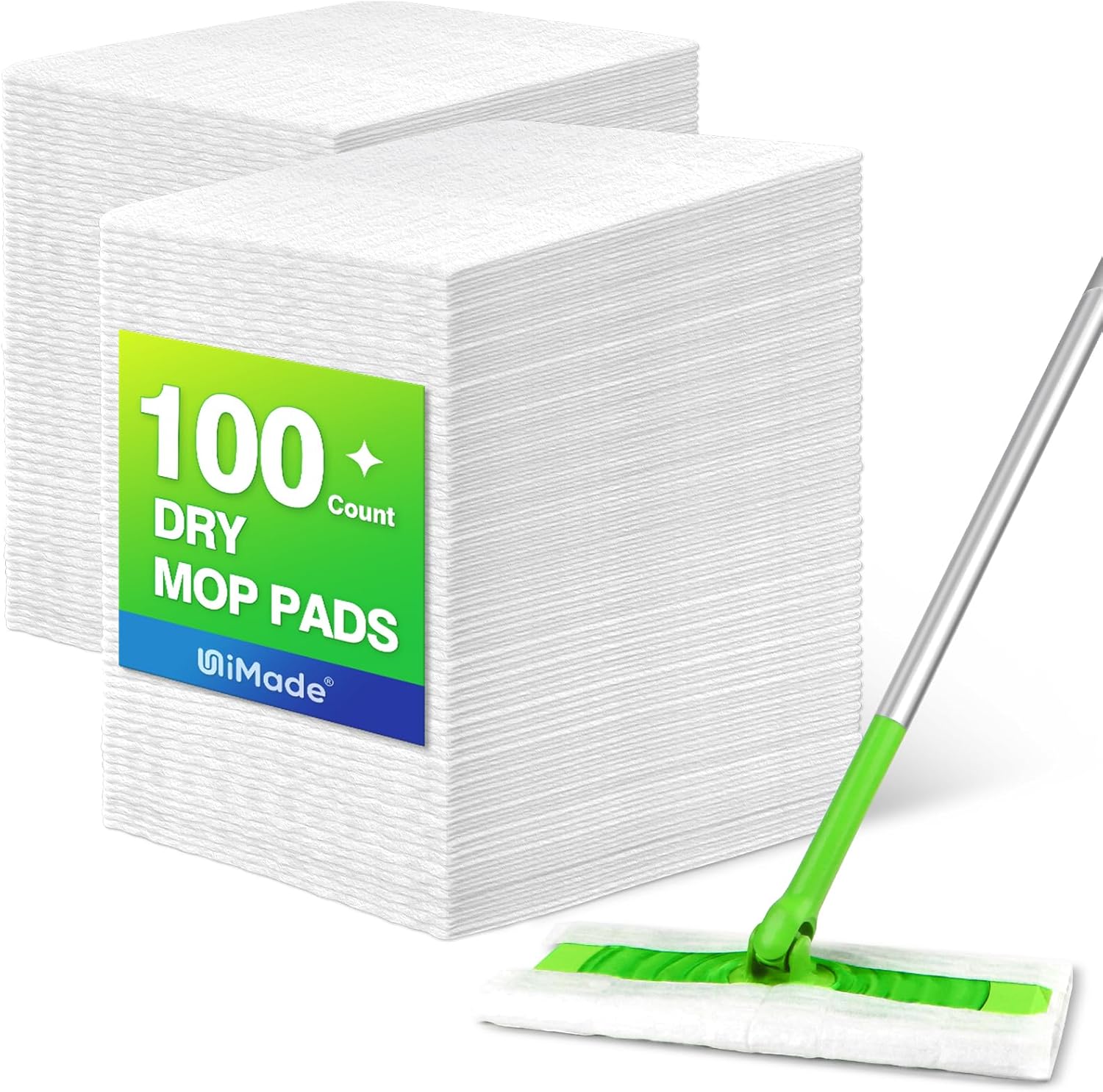 UNIMADE 100 Disposable Dry Sweeping Cloths for Swiffer Sweeper - Effortless Hardwood Floor Cleaning