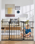 29in-51in Baby Gate for Stairs - Auto Close, Stroller Friendly