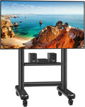 TVON Heavy Duty Rolling TV Stand - Up to 150 Lbs!