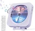 Portable CD Player with Bluetooth Purple - Compact Desktop Boombox