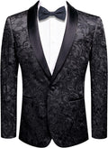 Hi-Tie Elegant Men Suit Blazer Jacket for Special Events