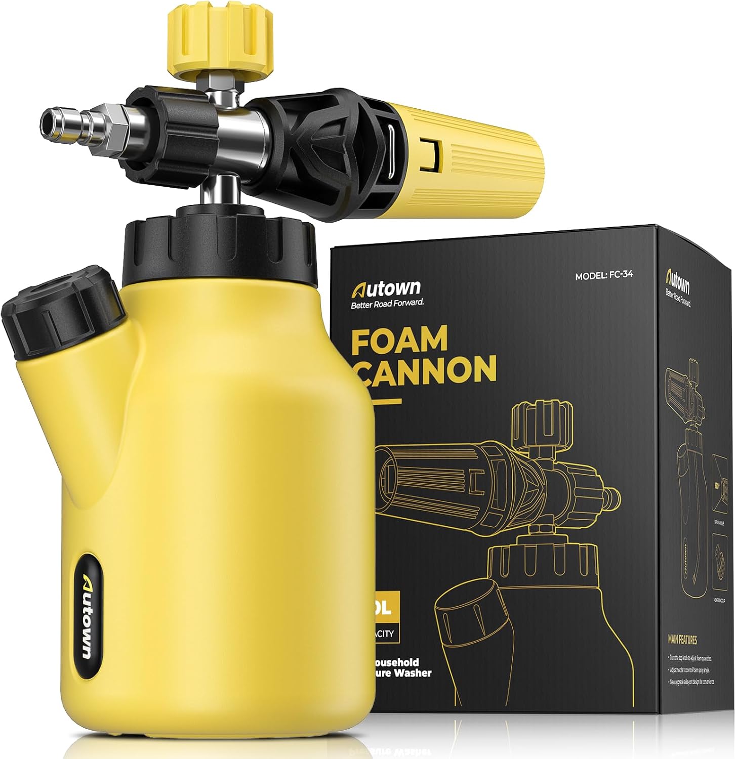 Foam Cannon for Pressure Washer - Heavy Duty Car Wash Sprayer