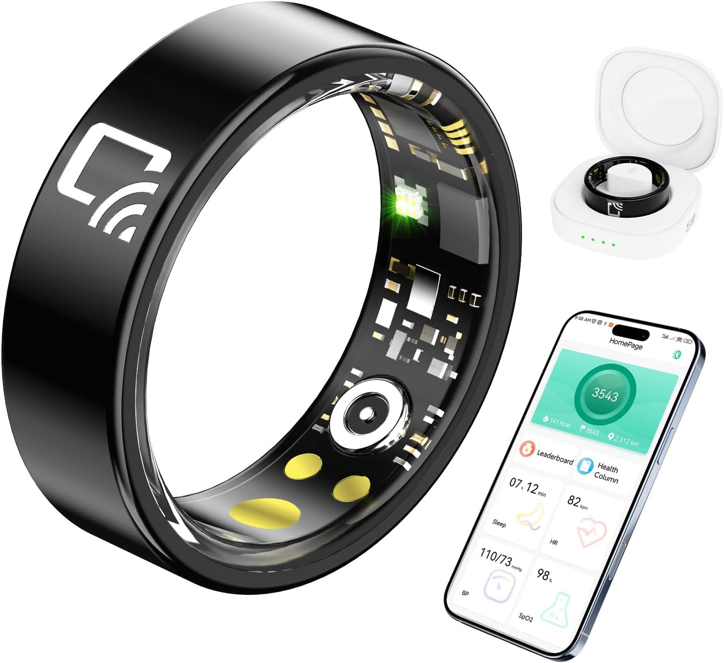 Weyrinice NFC Smart Ring: Health & Fitness Unleashed