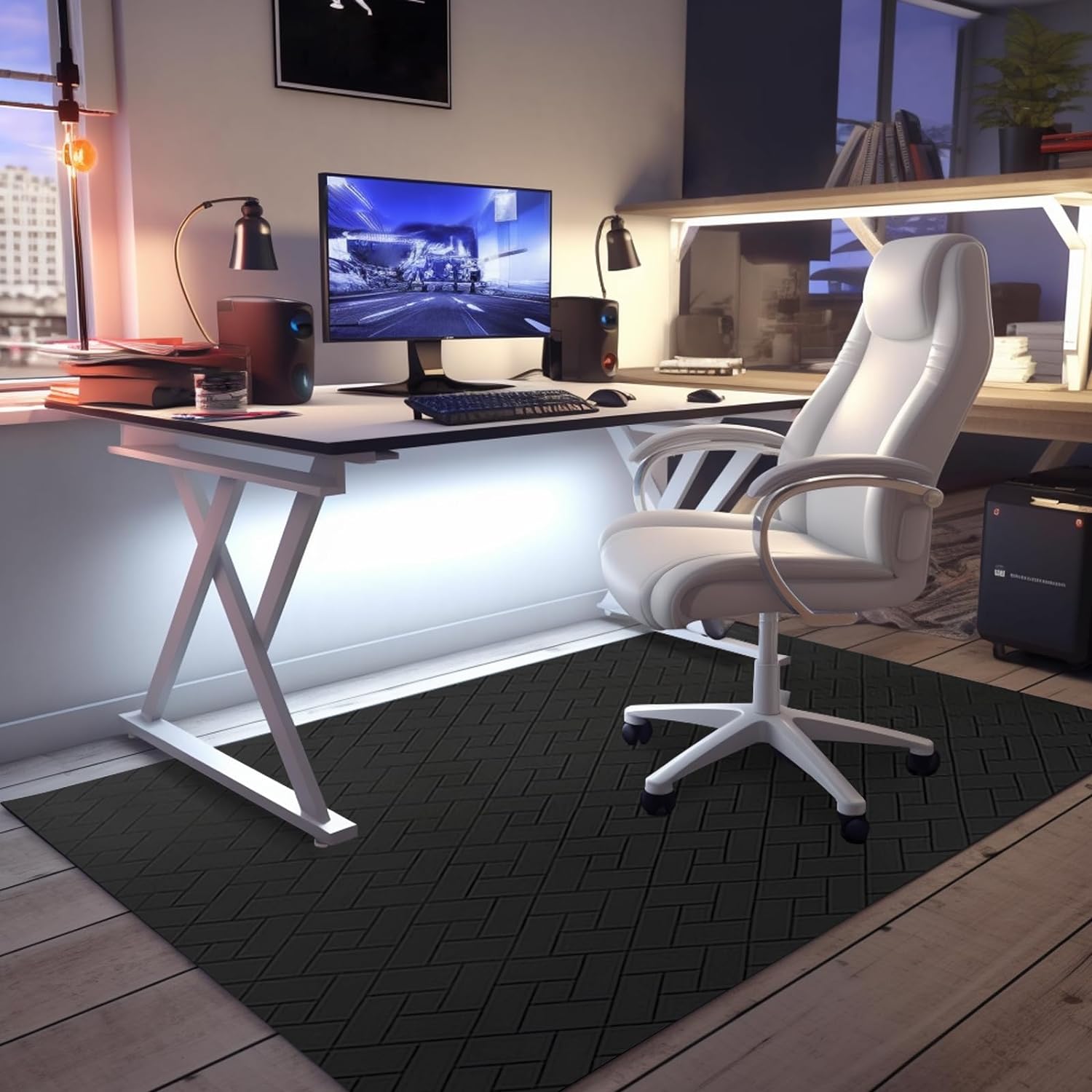 Extra Large Hard Floor Chair Mat: Work & Game Smarter