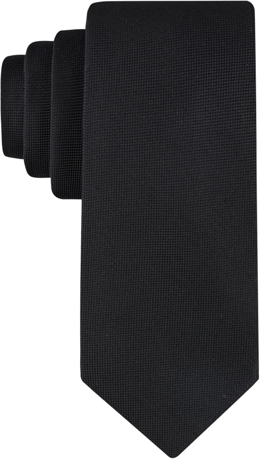 Calvin Klein Mens Black Solid and Pattern Neckties for All Occasions