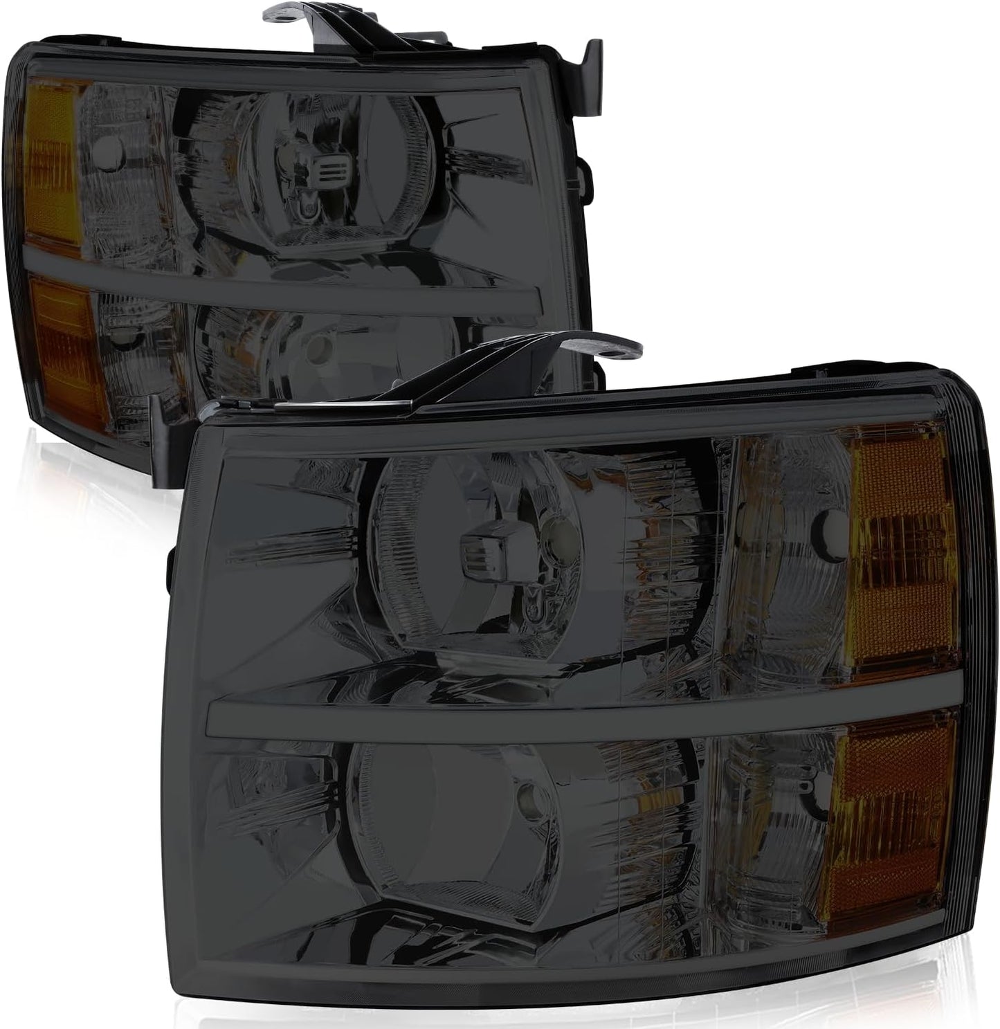 Auto Dynasty Headlights Assembly for 2007-2014 Chevy Silverado
