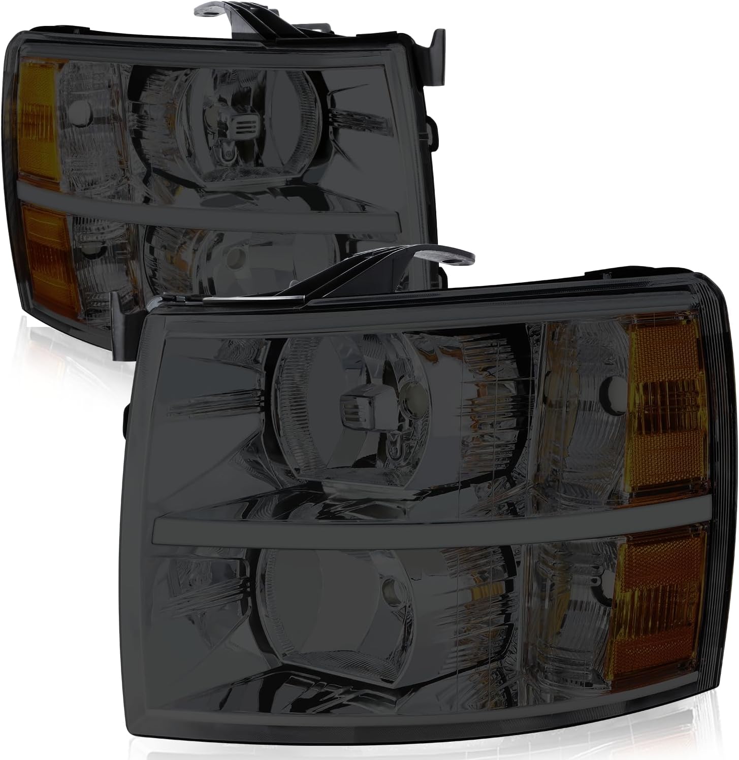 Auto Dynasty Headlights Assembly for 2007-2014 Chevy Silverado