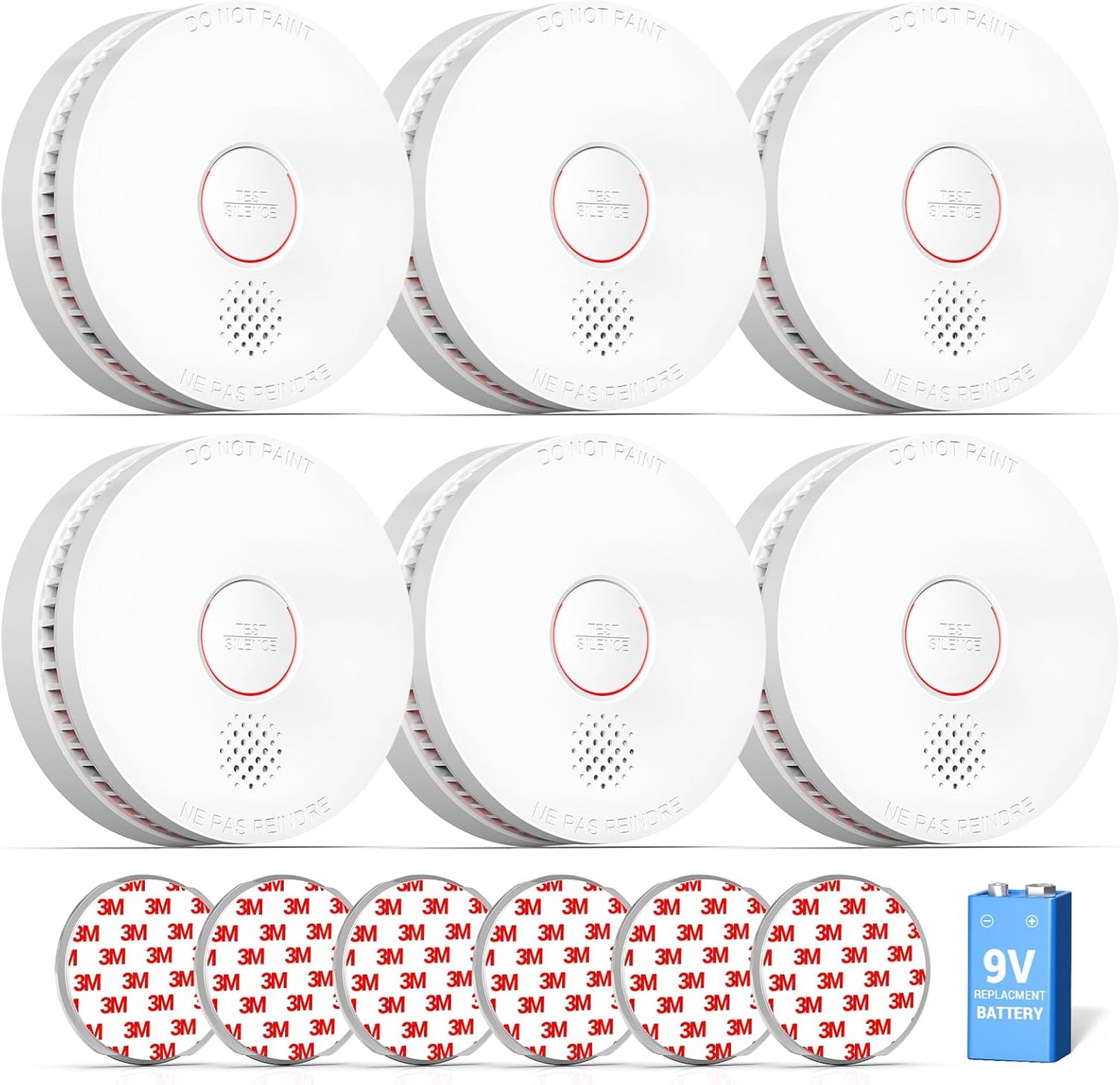SITERWELL Smoke Detector with 10 Year Life and Photoelectric Sensor