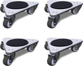 Furniture Mover Tri-Dolly 6 7/8 in 4-Pack - Stable 720 lb Moving Set