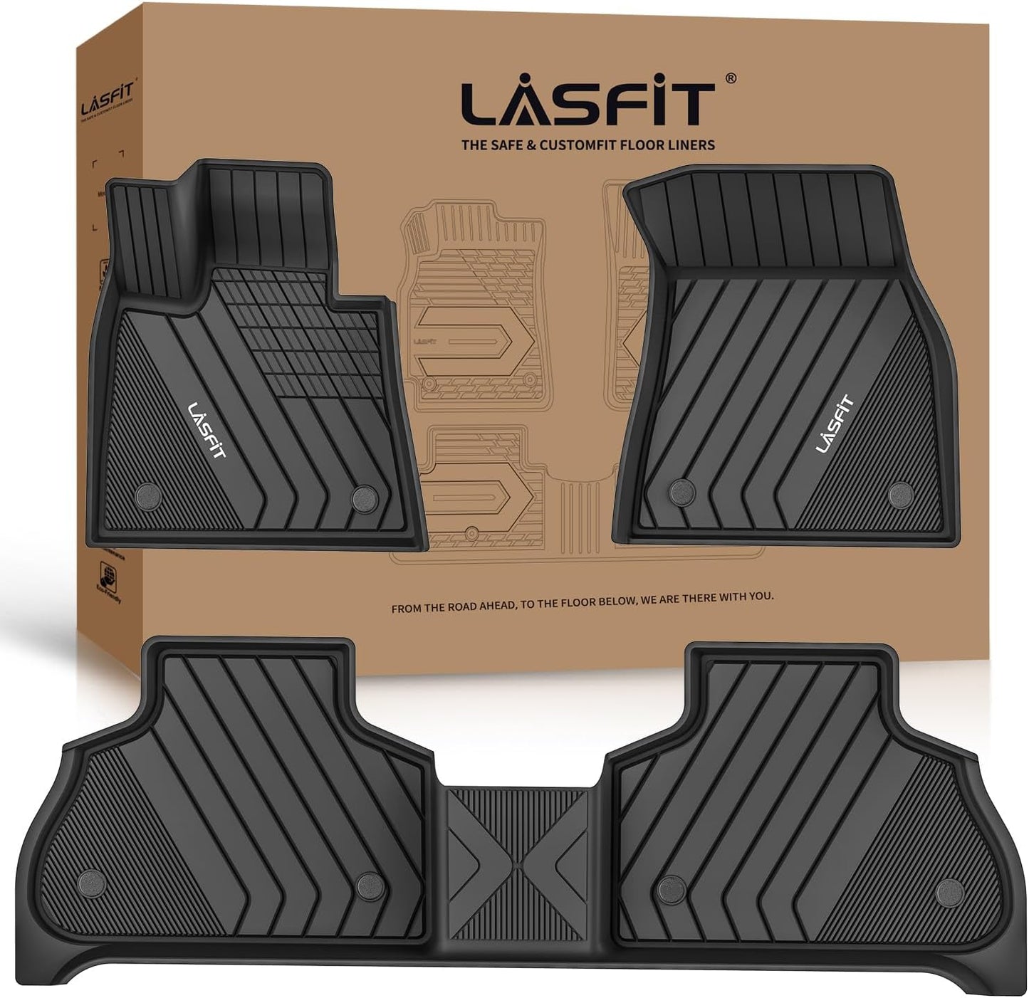 Custom Fit TPE All Weather Floor Mats for 2020-2026 BMW X6