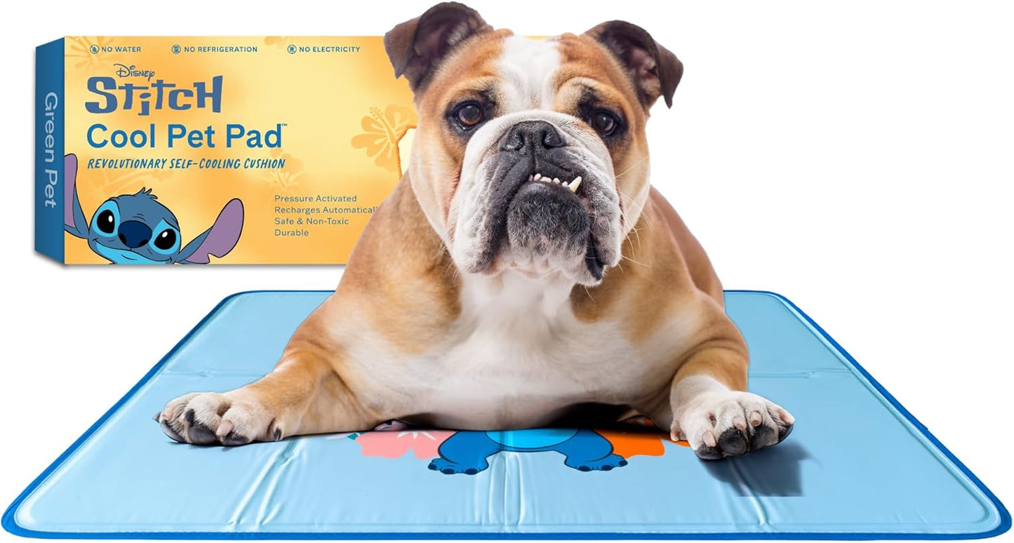 Cool Pet Pad for Dogs & Cats - Self-Cooling Disney Stitch Mat