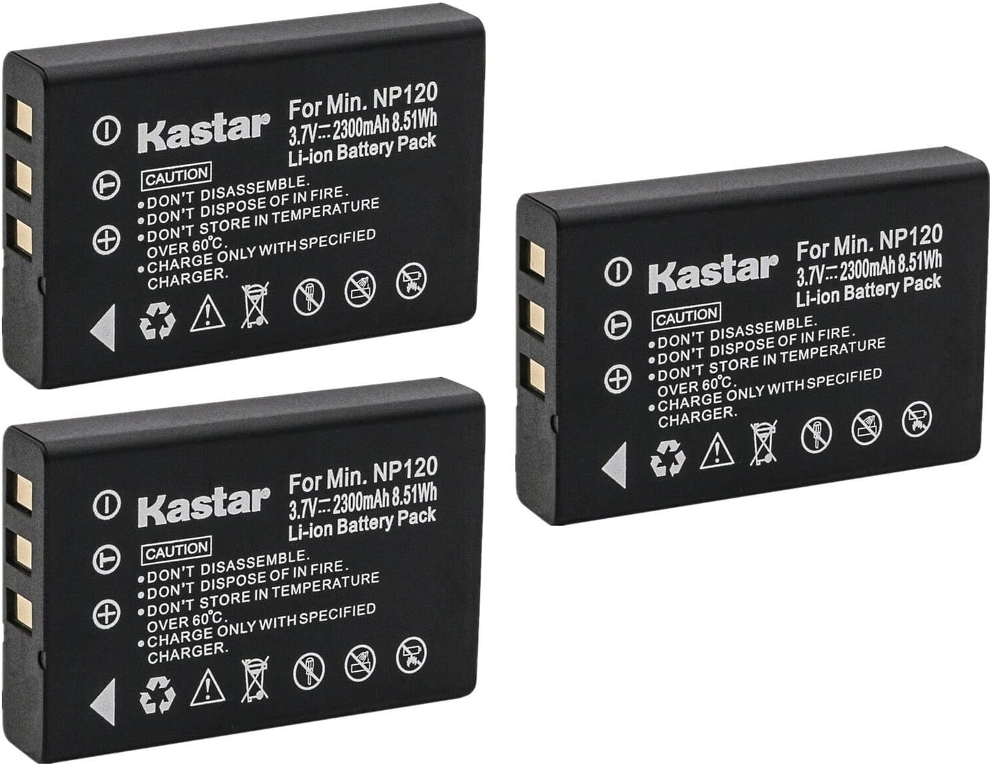 Kastar 3-Pack Battery Replacement for Motorola Symbol Scanners