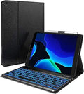 iPad 9th Generation Case with Keyboard - Slim Leather Folio