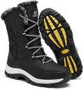 EARLDE Women's Snow Boots Waterproof Mid-Calf - Warm, Non-slip