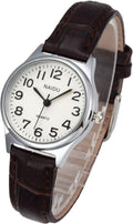 Stylish Roman Numerals Black Wristwatch by Top Plaza