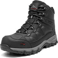 NORTIV 8 Waterproof Steel Toe Boots for Men - Durable, Slip Resistant